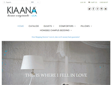Tablet Screenshot of kiaana.com
